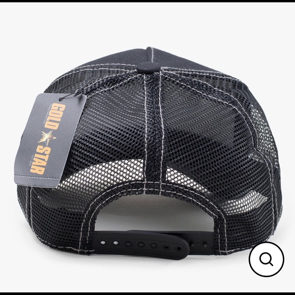 Problem Solved BLACK & WHITE TRUCKER HAT - Picture 2 of 2